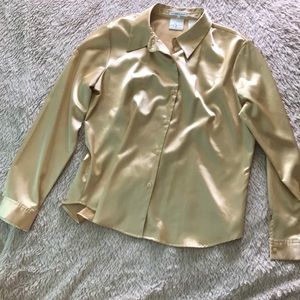 gold dress shirt